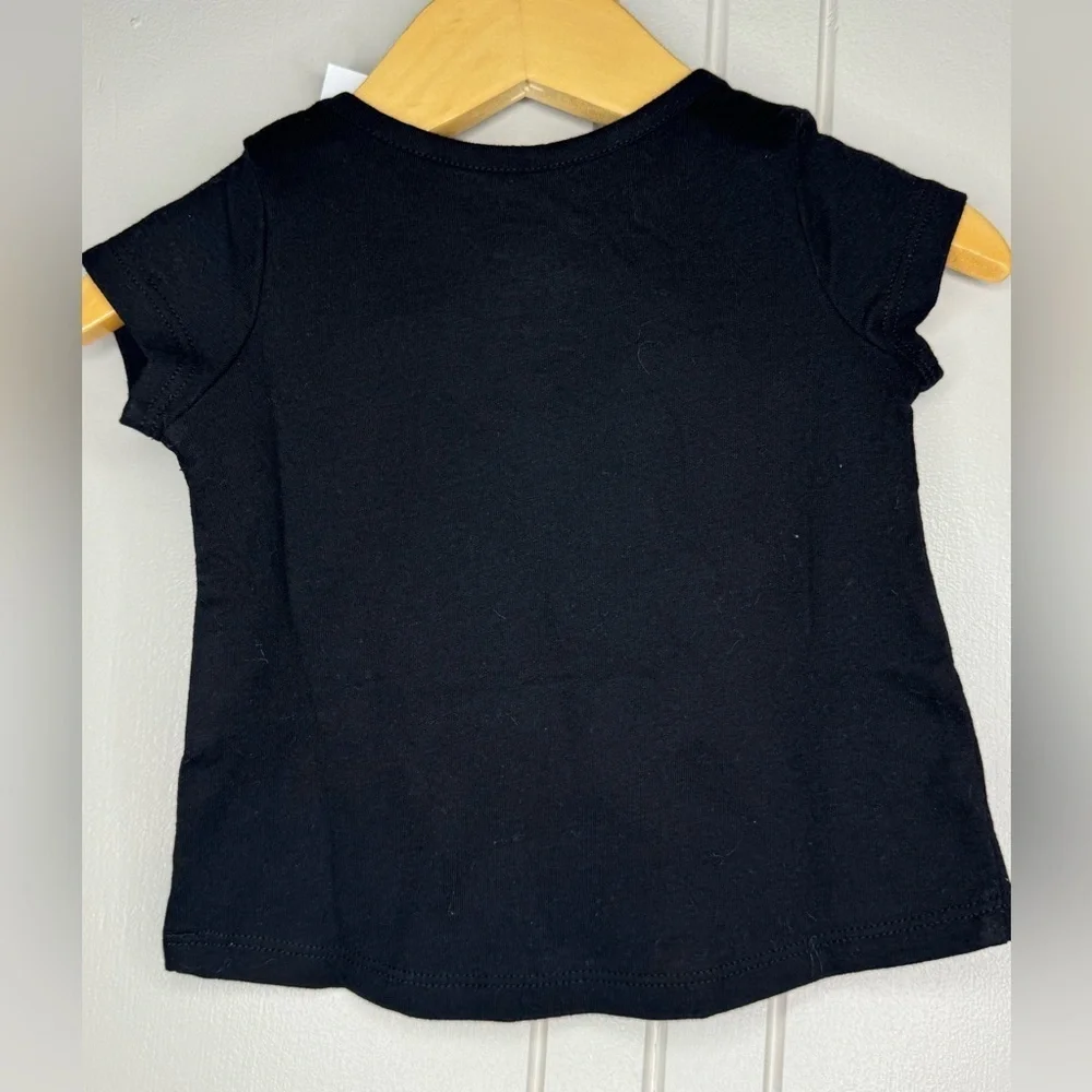 The Children’s Place Classic Black Kids T-Shirt 6-9mo